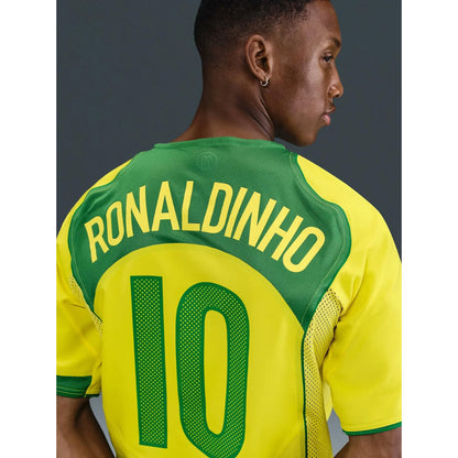 Maillot Bresil 2004 Restock Ronaldinho Homme | Foot Fan