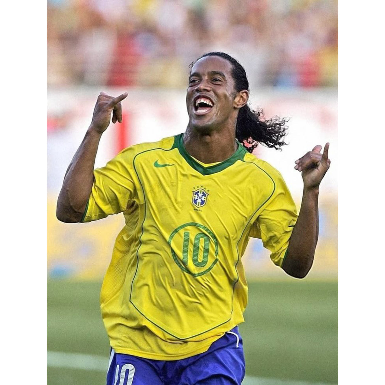 Maillot Bresil 2004 Restock Ronaldinho Homme | Foot Fan