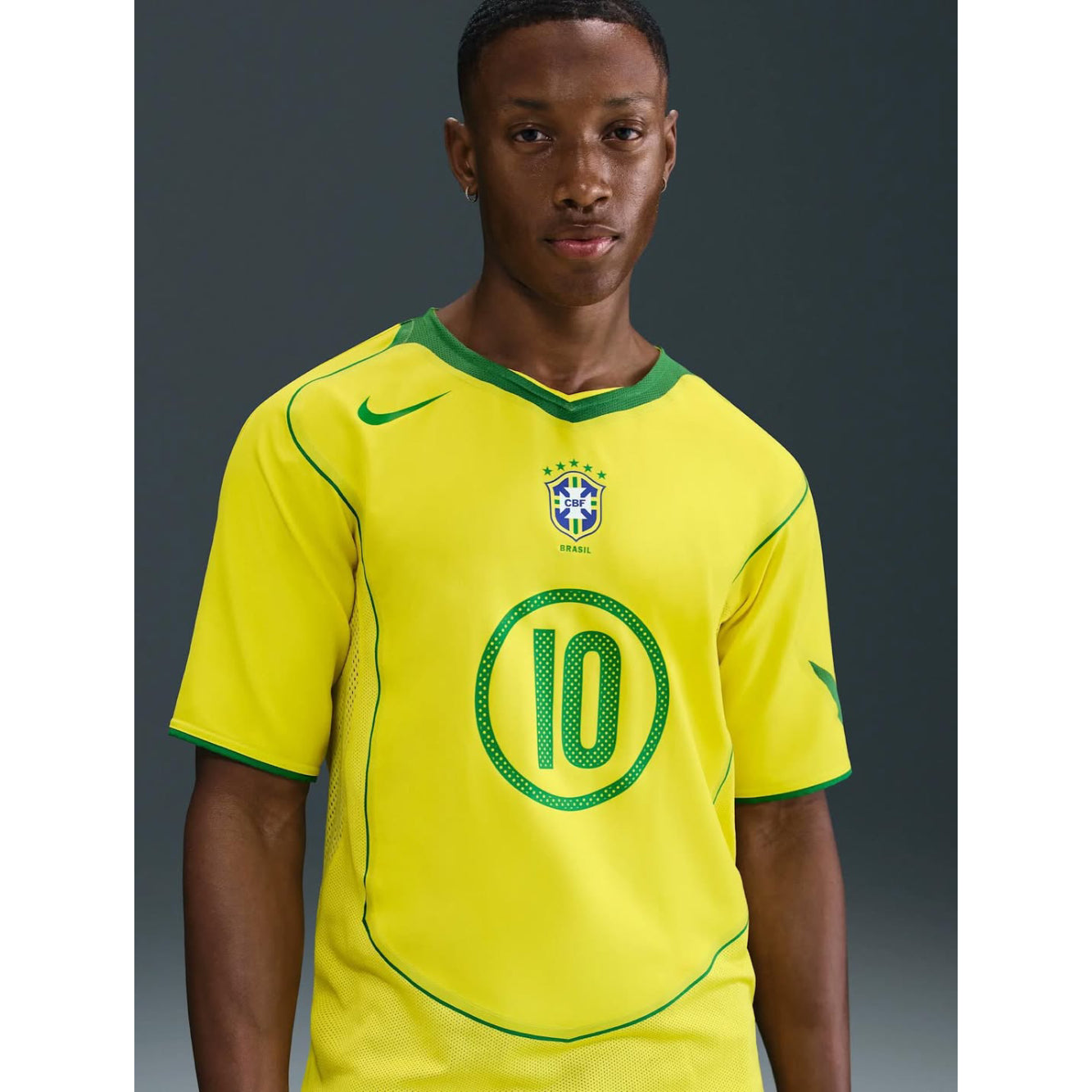 Maillot Bresil 2004 Restock Ronaldinho Homme | Foot Fan