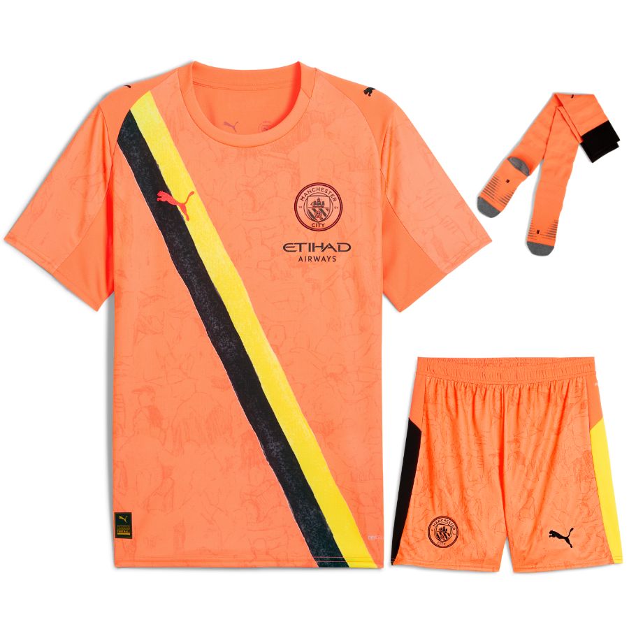 Maillot Kit Enfant Manchester City Exterieur Coupe du Monde des Clubs 2025 | Foot Fan