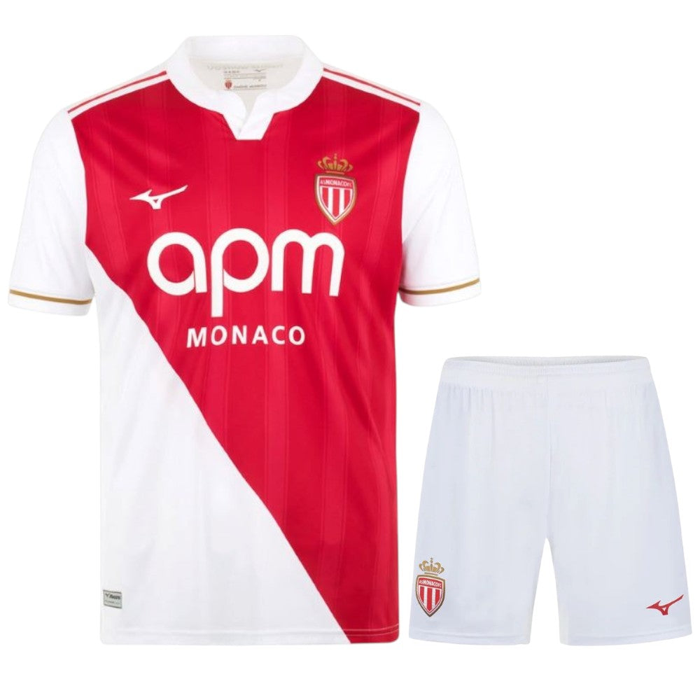 Maillot AS Monaco Kit Enfant Domicile 2025 2026 | Foot Fan