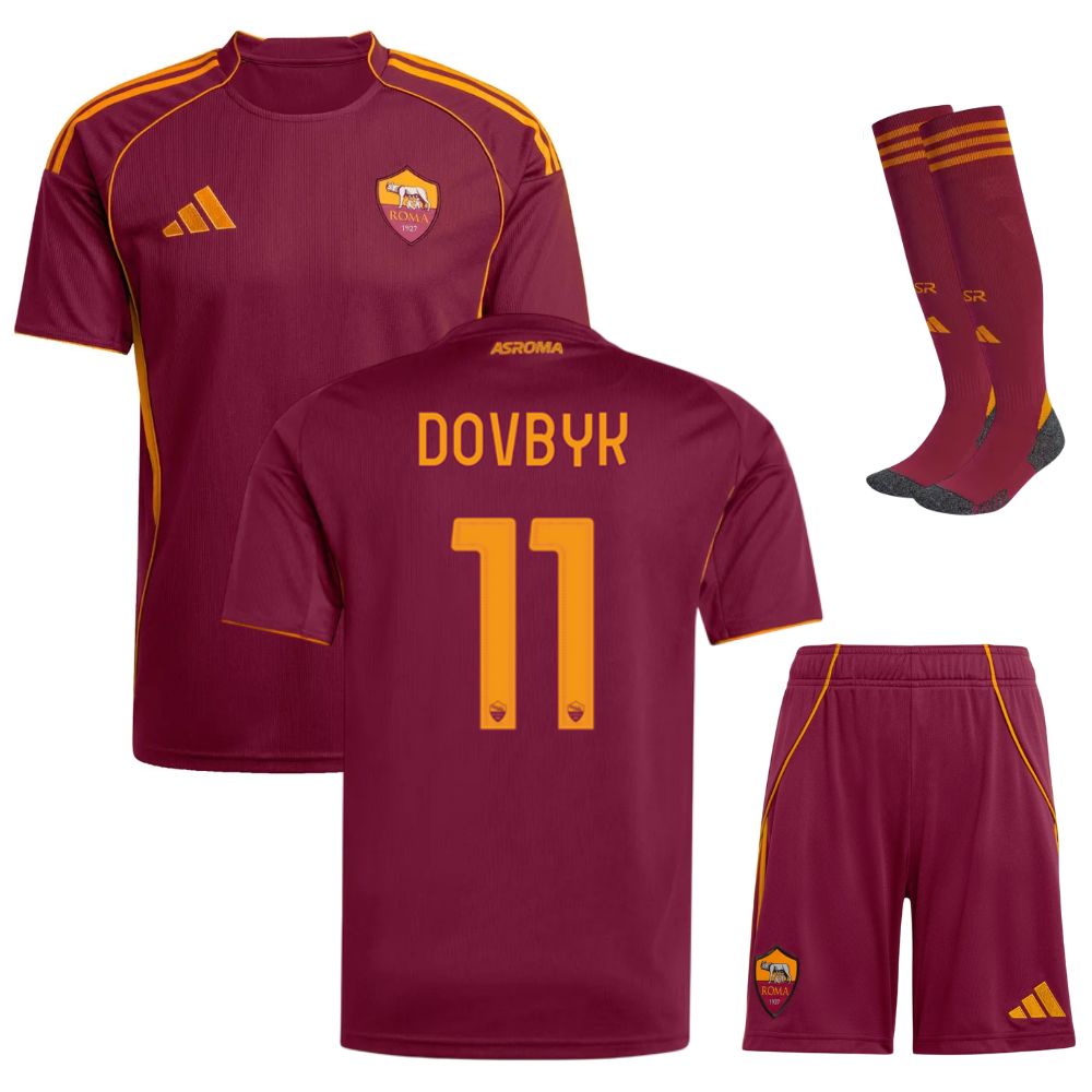 Maillot Kit Enfant AS Roma Domicile 2025 2026 | Foot Fan