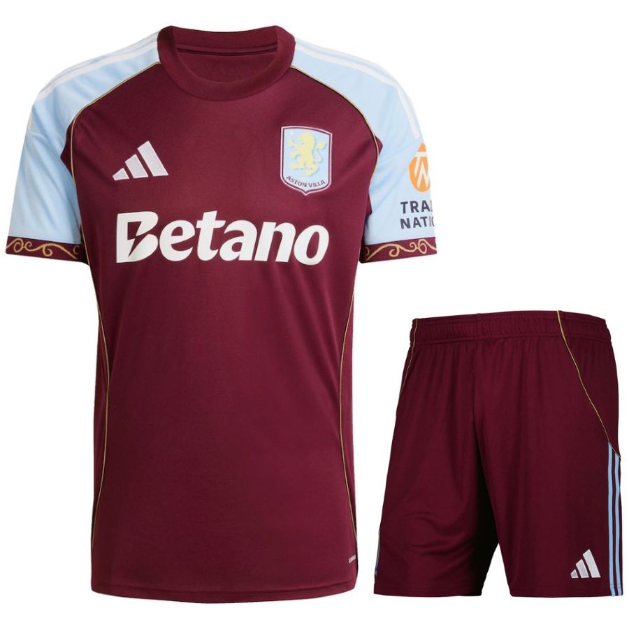 Maillot Kit Enfant Aston Villa Domicile 2025 2026 | Foot Fan