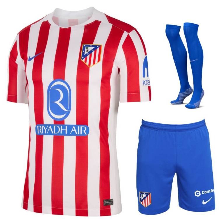Maillot Kit Enfant Atletico Madrid Domicile 2025 2026 | Foot Fan