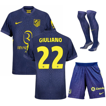 Maillot Kit Enfant Atletico Madrid Exterieur 2025 2026 | Foot Fan