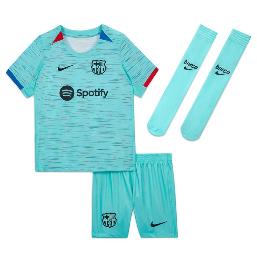 Maillot Kit Enfant Barcelone Third 2024 Vert | Foot Fan