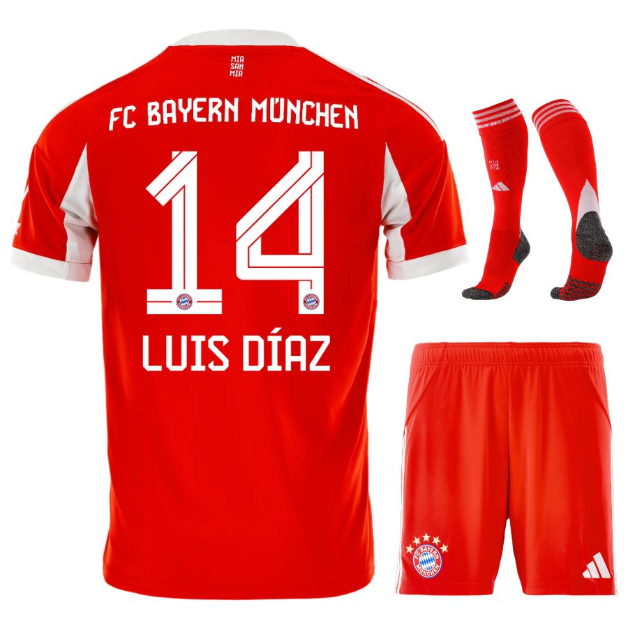 Maillot Bayern Munich Kit Enfant Domicile 2025 2026 Rouge | Foot Fan