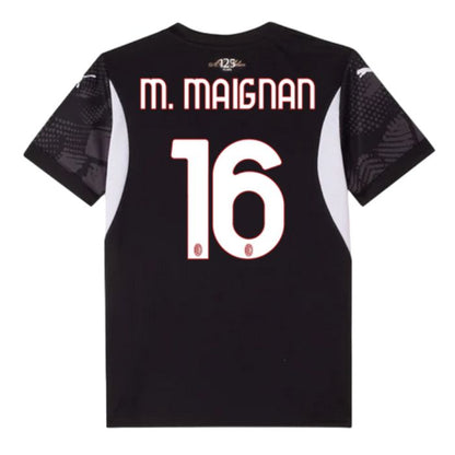 Maillot Gardien Maignan 16 Enfant AC Milan Domicile 2024 2025 Noir | Foot Fan