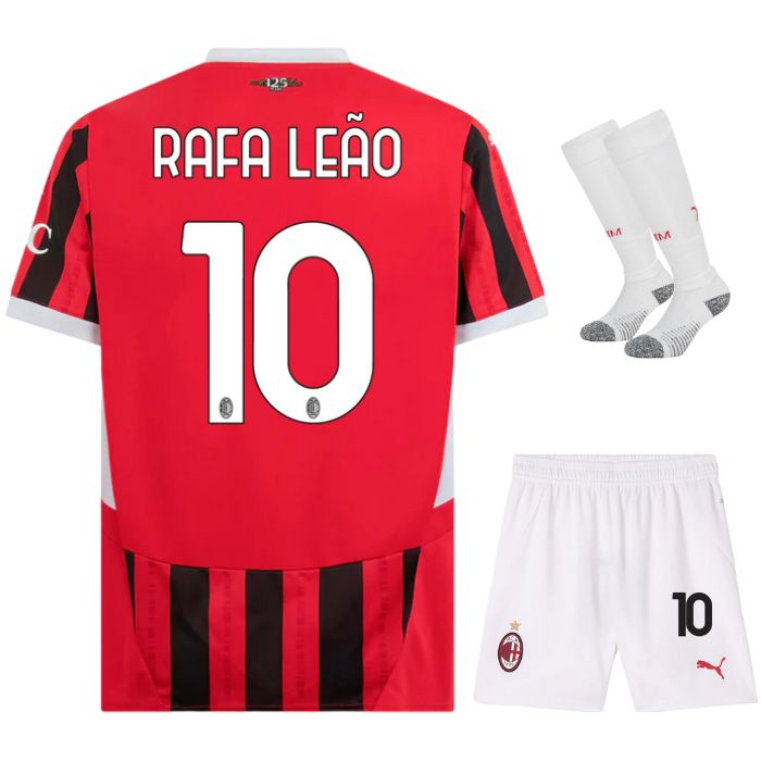 Maillot Enfant Ac Milan Domicile 2024 2025 Blanc | Foot Fan