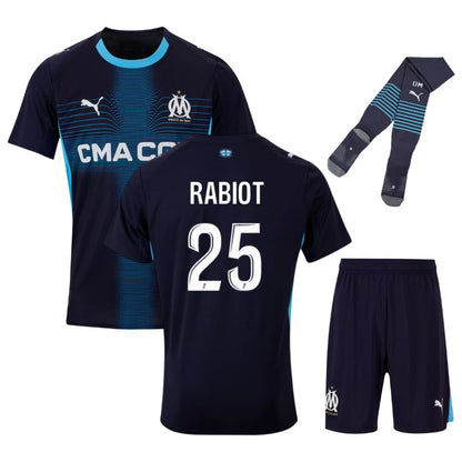 Maillot Kit Enfant Marseille Jul D&amp;P Exterieur 2025 2026 | Foot Fan