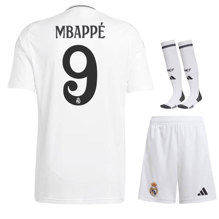 Maillot Kit Enfant Mbappe Real Madrid Domicile 2024 2025 | Foot Fan