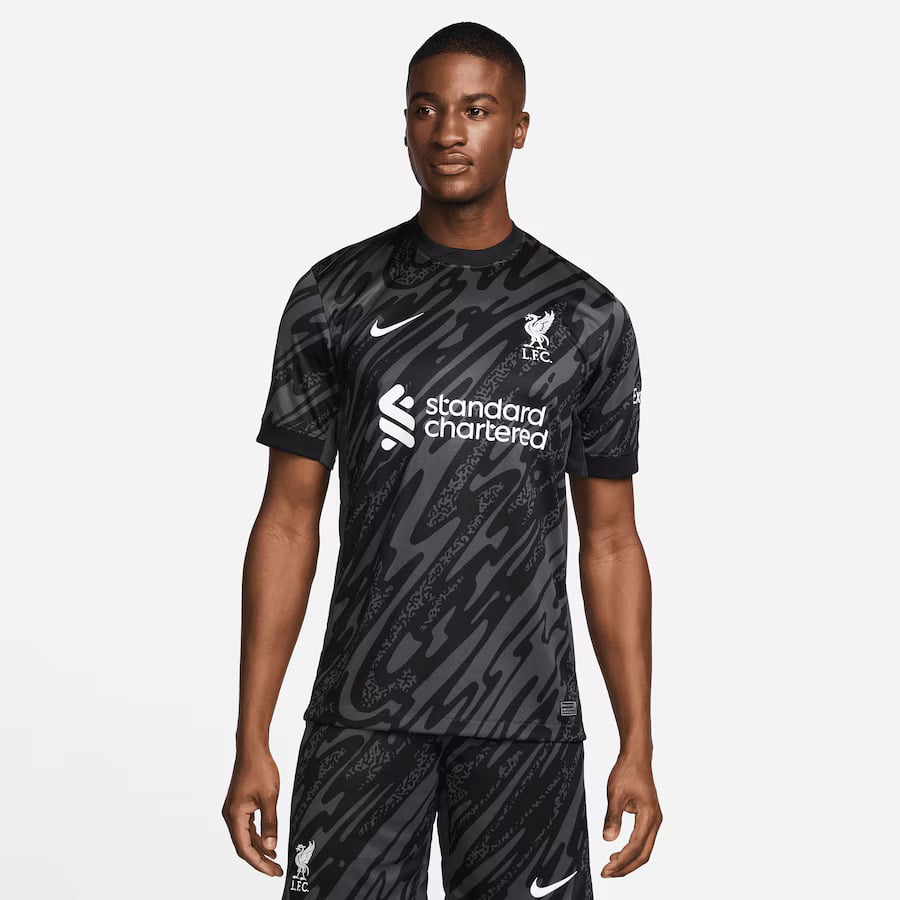 Maillot Liverpool Gardien Domicile Homme 2024 2025 Noir | Foot Fan
