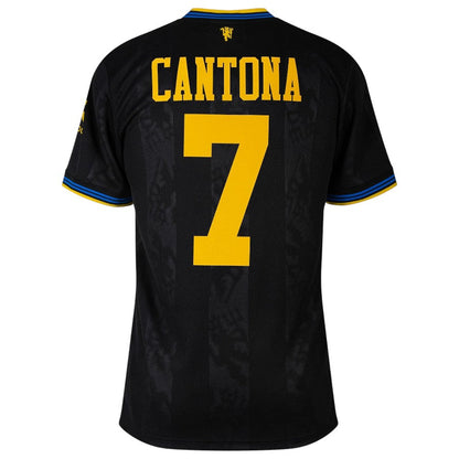 Maillot Cantona Manchester United Third Homme 2025 2026 Noir | Foot Fan