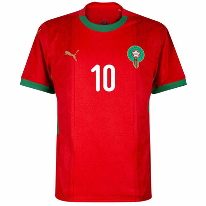 Maillot Maroc Homme Brahim 10 Domicile 2024 2025 | Foot Fan