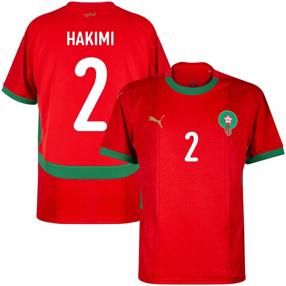 Maillot Maroc Homme Hakimi 2 Domicile 2024 2025