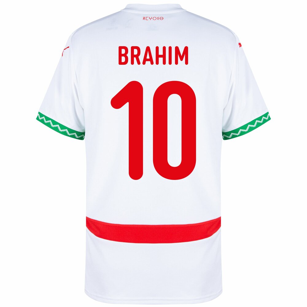Maillot Maroc Homme Brahim 10 Exterieur 2024 2025 | Foot Fan