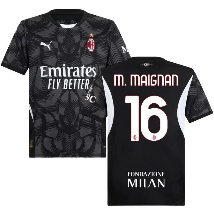 Maillot  Maignan 16 Gardien Milan AC Domicile Homme 2024 2025 | Foot Fan
