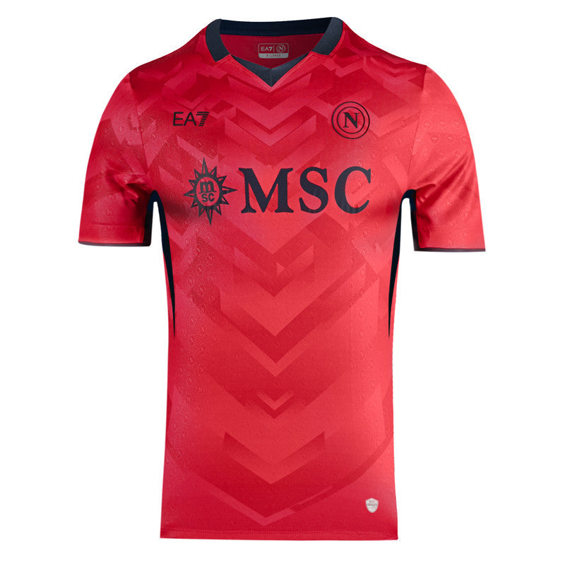 Maillot Naples Gardien Rouge Homme 2024 2025 | Foot Fan