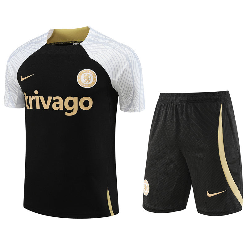 Maillot-Short-Entrainement-Chelsea-Noir-Homme-2023-2024