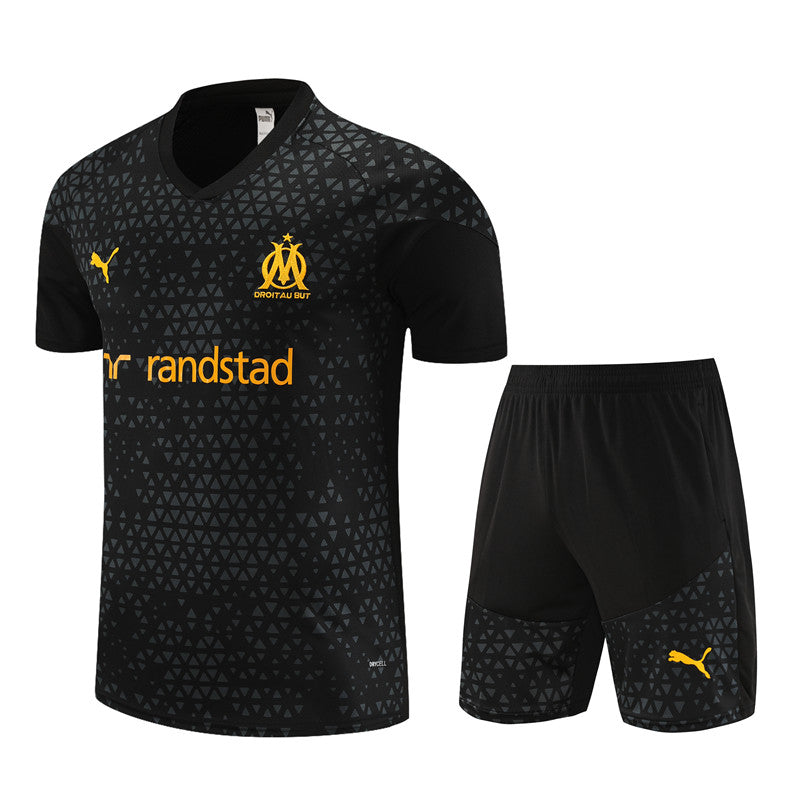 Maillot Training Marseille OM Noir Homme/Enfant 2023-2024 | Foot Fan