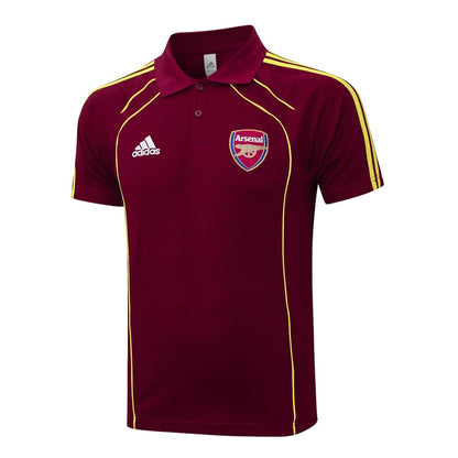 Polo Arsenal Homme 2025 2026 Rouge Foncé | Foot Fan
