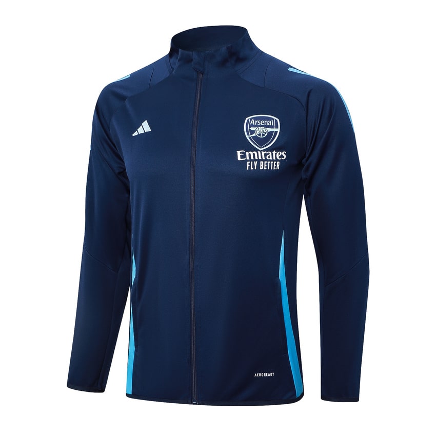 Survetement Arsenal Veste Homme/Enfant  2024 2025 Bleu | Foot Fan