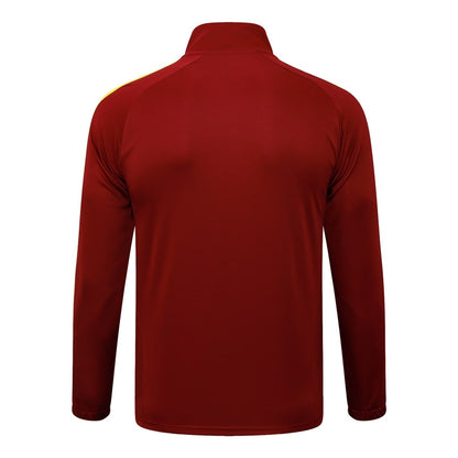 Survetement Arsenal Veste Homme/Enfant  2025 2026 Rouge Foncé | Foot Fan