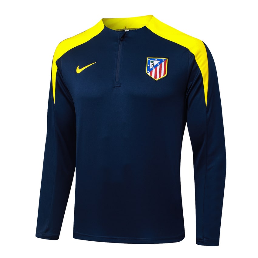 Survetement Atletico Madrid Training Homme/Enfant  2025 2026 Bleu Jaune | Foot Fan