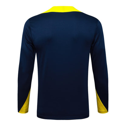 Survetement Atletico Madrid Training Homme/Enfant 2025 2026 Bleu Jaune | Foot Fan