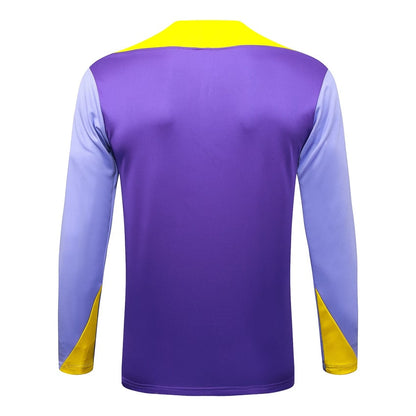 Survetement Atletico Madrid Training Homme/Enfant 2025 2026 Violet Jaune | Foot Fan