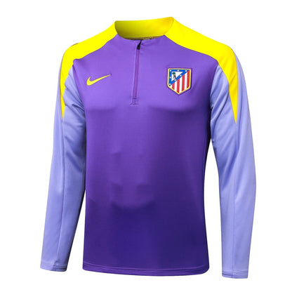 Survetement Atletico Madrid Training Homme/Enfant  2025 2026 Violet Jaune | Foot Fan