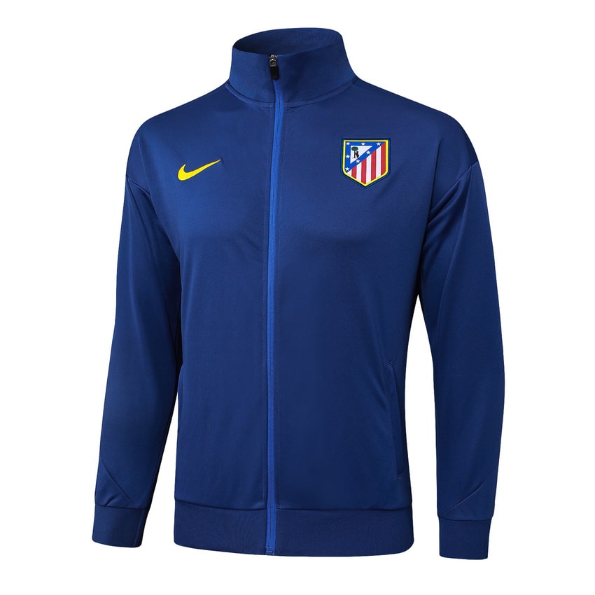 Survetement Atletico Madrid Veste Homme/Enfant  2025 2026 Bleu | Foot Fan