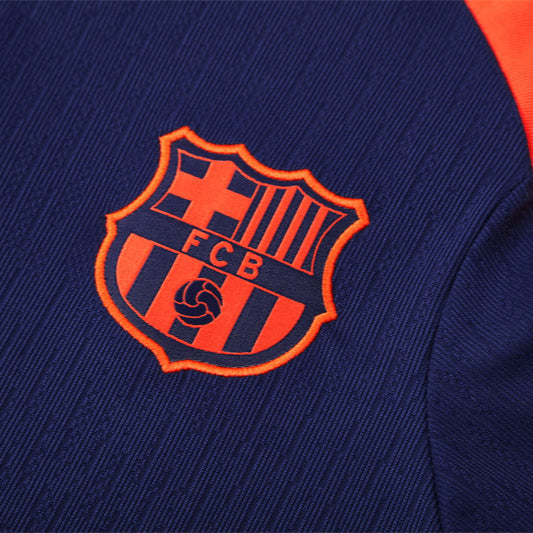 Survetement Barcelone Training Homme/Enfant 2025 2026 Bleu Orange | Foot Fan