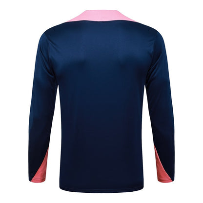 Survetement Barcelone Training Homme/Enfant 2025 2026 Bleu Rose | Foot Fan