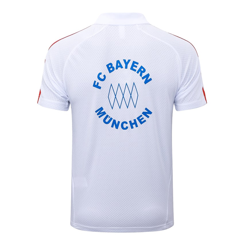 Polo Bayern Munich Homme 2025 2026 Blanc | Foot Fan