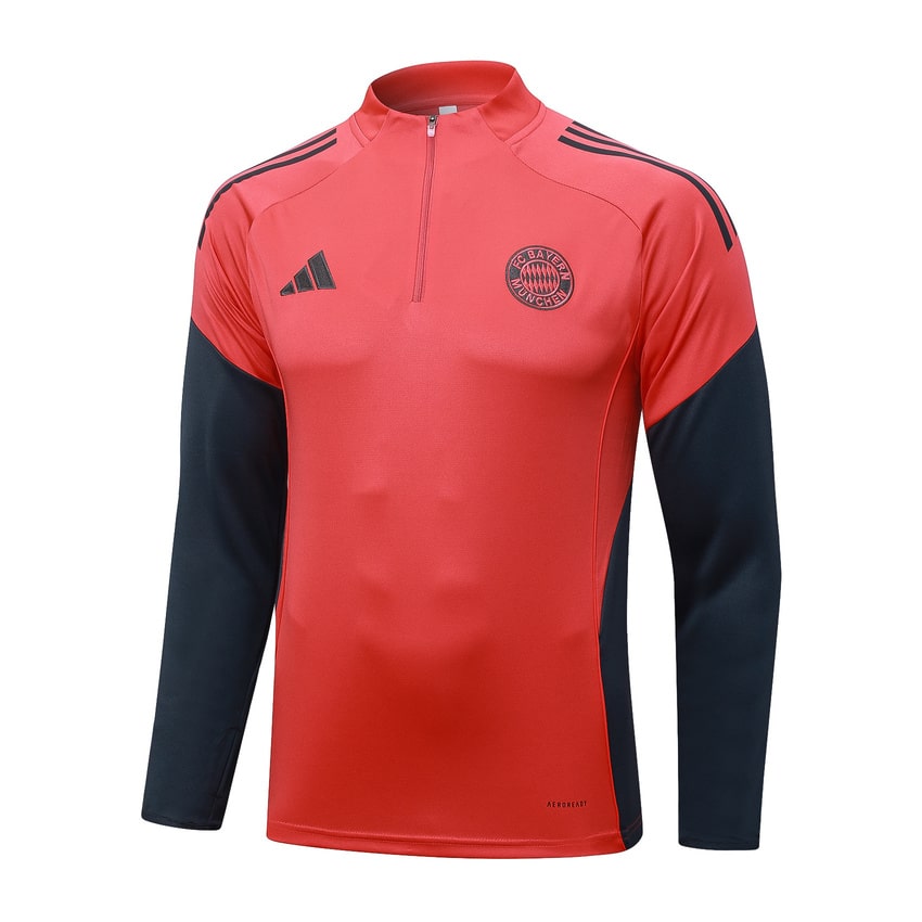 Survetement Bayern Munich Training Homme/Enfant 2025 2026 Rouge Noir | Foot Fan