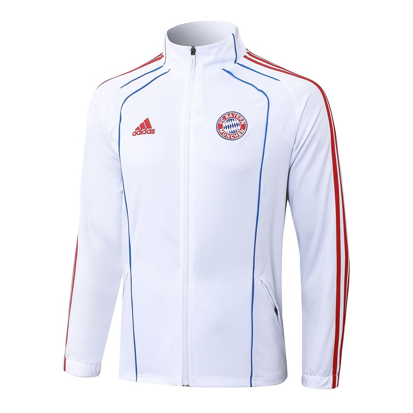 Survetement Bayern Munich Veste Homme/Enfant  2025 2026 Blanc | Foot Fan