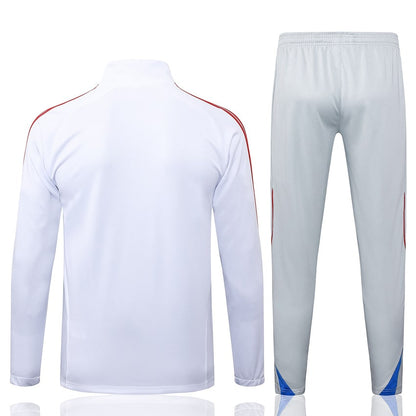 Survetement Bayern Munich Veste Homme/Enfant  2025 2026 Blanc | Foot Fan
