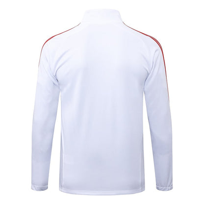 Survetement Bayern Munich Veste Homme/Enfant  2025 2026 Blanc | Foot Fan