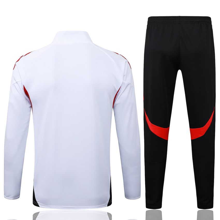 Survetement Bayern Munich Veste Homme/Enfant  2025 2026 Blanc Clair | Foot Fan