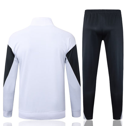 Survetement Chelsea Veste Homme/Enfant  2025 2026 Blanc Noir | Foot Fan