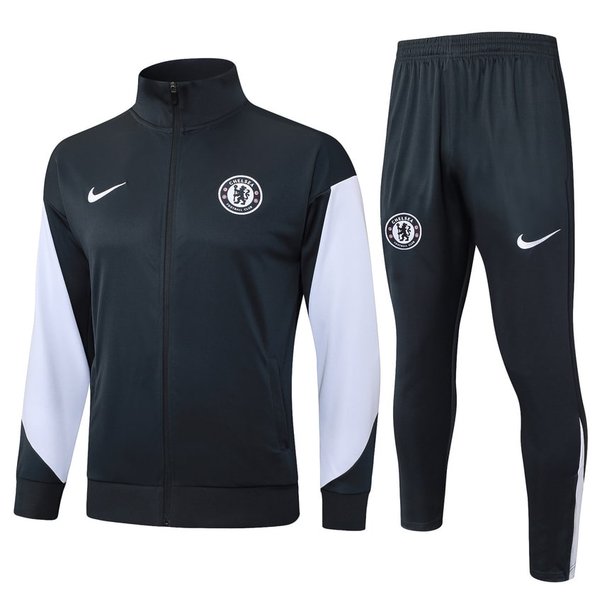 Survetement-Chelsea-Veste-2025-2026-Noir-Blanc-1
