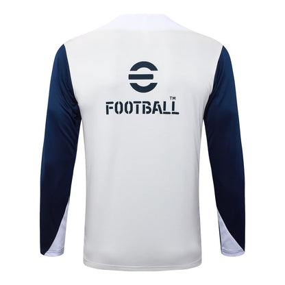Survetement Inter Milan Training Homme/Enfant 2025 2026 Blanc Bleu | Foot Fan