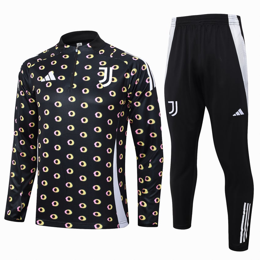 Survetement-Juventus-Training-2024-2025-Noir-Motif