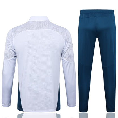 Survetement Marseille OM Training Homme/Enfant 2025 2026 Blanc | Foot Fan