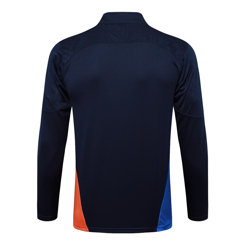Survetement Marseille OM Training Homme/Enfant 2025 2026 Bleu Foncé | Foot Fan