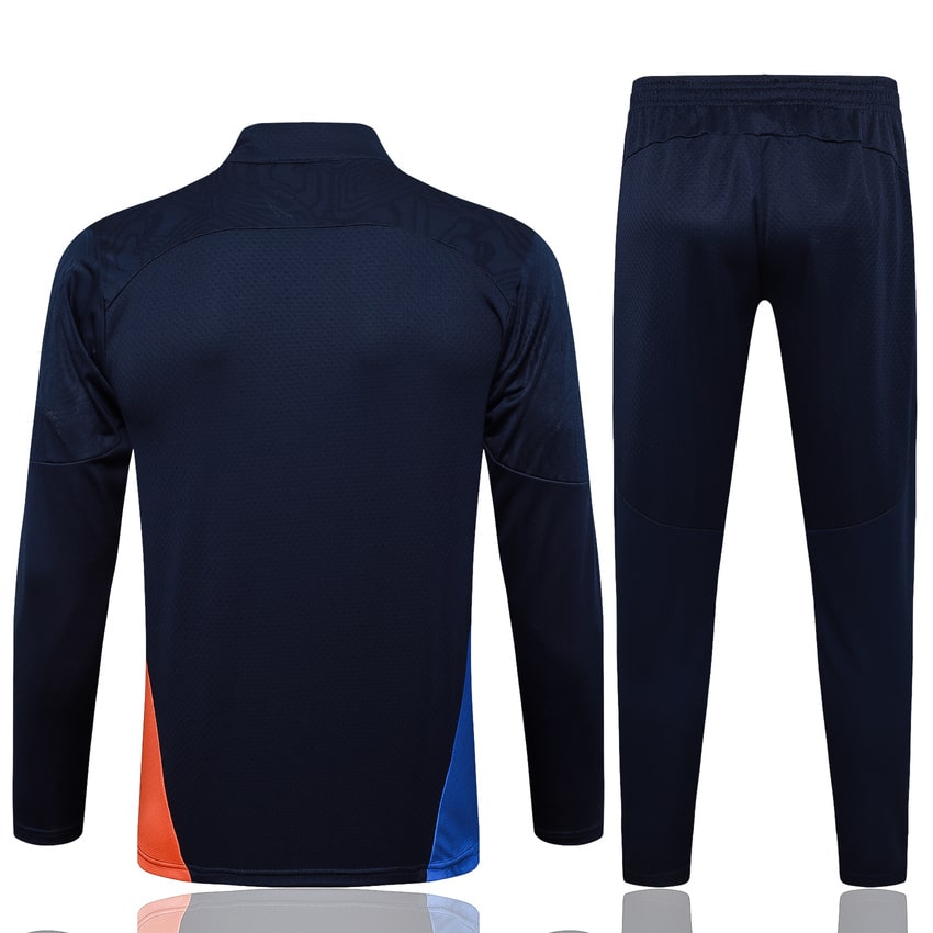 Survetement Marseille OM Training Homme/Enfant 2025 2026 Bleu Foncé | Foot Fan