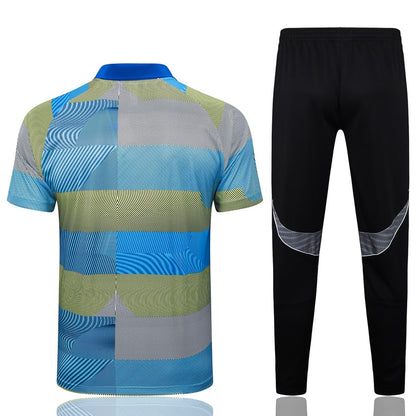 Polo Real Madrid Homme 2025 2026 Bleu Vert | Foot Fan