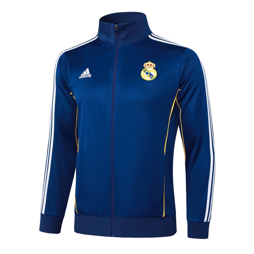 Survetement Real Madrid Veste Homme/Enfant  2025 2026 Bleu Sombre | Foot Fan