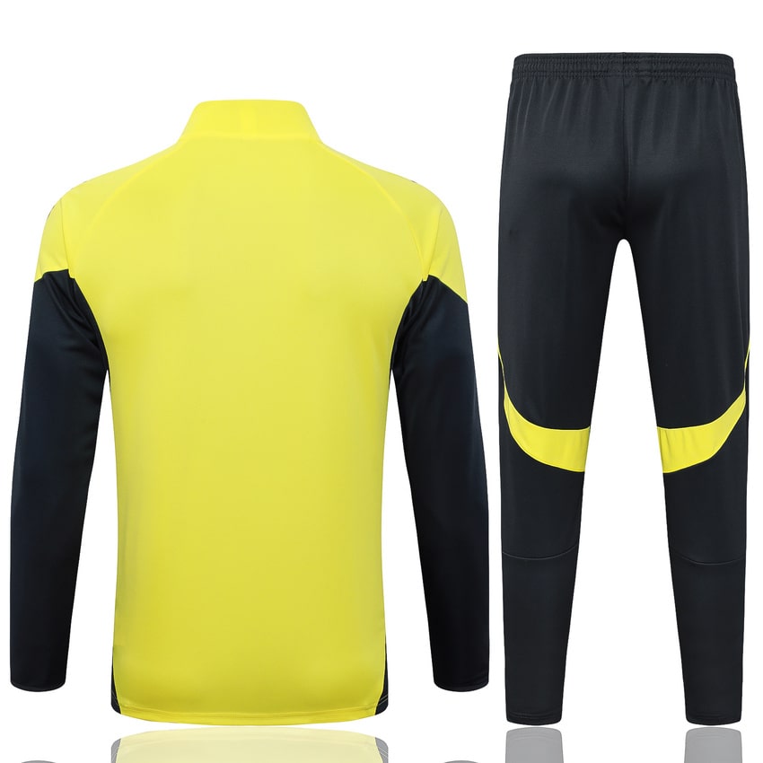 Survetement Real Madrid Veste Homme/Enfant  2025 2026 Jaune Clair | Foot Fan